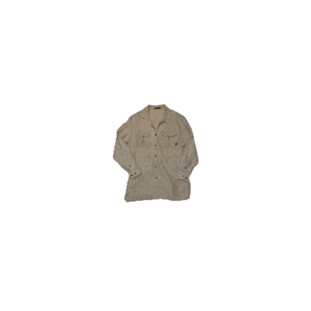 R. M. Williams Vintage Tan Linen Button Down Tunic - Women’s Size 14